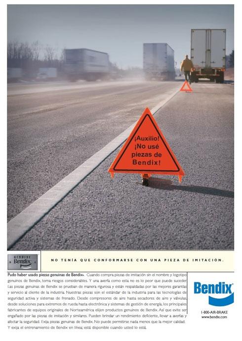 Bendix - Antibloqueo ABS y Estabilidad, Sistemas de Radar, Sistemas de Monitoreo de Presión Neumáticos (TPMS), Sensores de Velocidad, Alerta de Cambio de carril