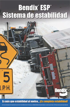 Bendix - Antibloqueo ABS y Estabilidad, Sistemas de Radar, Sistemas de Monitoreo de Presión Neumáticos (TPMS), Sensores de Velocidad, Alerta de Cambio de carril